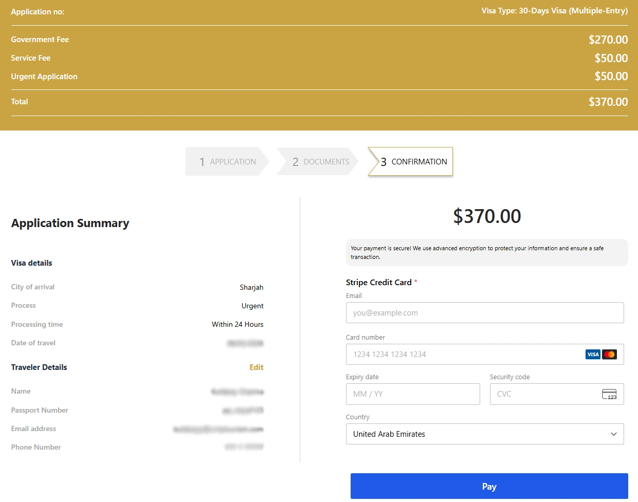 30-Day Multiple Entry UAE visa